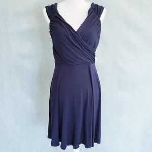 Venus Faux Wrap Ruched Dress